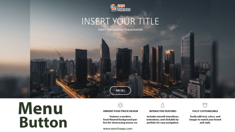 Professional Business PowerPoint Template – Elegant Design with Customizable Animations & Transitions - Image 2