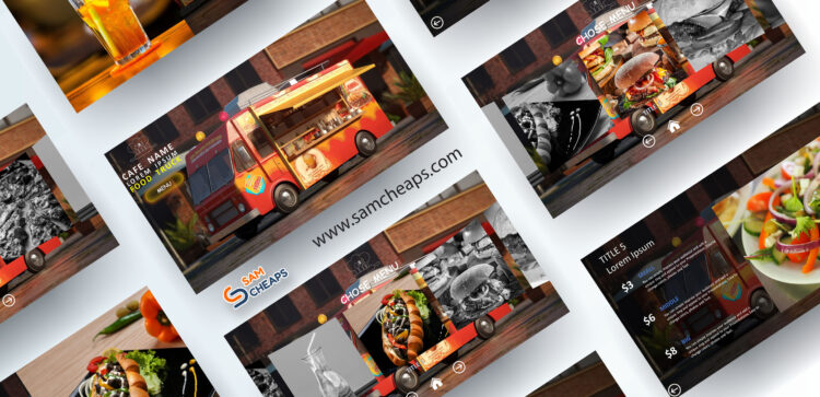 FoodTruck Vibes – Interactive PowerPoint Menu Template