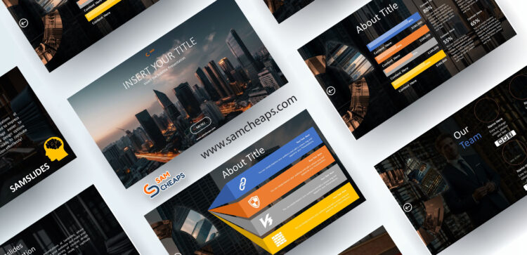 Professional Business PowerPoint Template – Elegant Design with Customizable Animations & Transitions