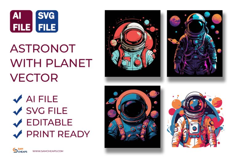 Vector Astronaut Design