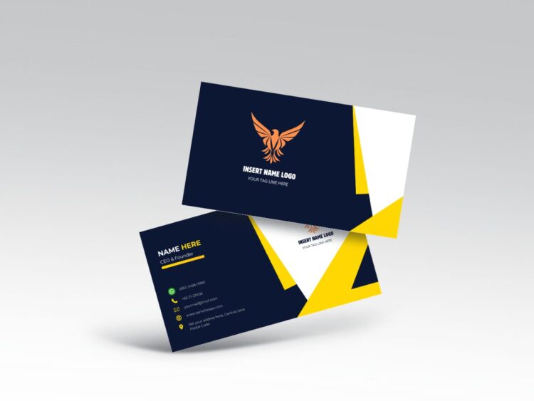 Elegant and Professional Business Card Design - Canva Template